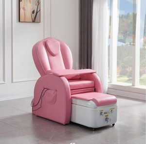 Cómoda silla de cuero, muebles de salón de calidad superior, silla de pedicura y masaje para spa