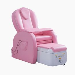 Meubles de Salon de manucure de Massage confortables, chaise de Massage de luxe rose pour relaxation des pieds, Spa et pédicure