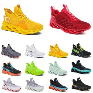Chaussures de course pour hommes confortables pour le jogging respirant Triple noir blanc rouge jaune néon gris orange Bule baskets de sport formateurs en plein air GAI 52955