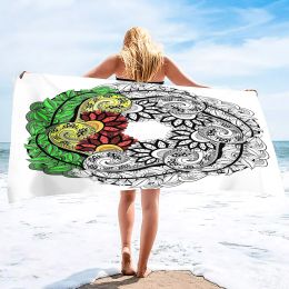 ComfortBeautiful Printing Adults Beach Towels Girls Mandala Match Towel For Women Wath Salding Pool Sport