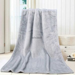 Dekbedsets 50*70cm Falai fluwelen zachte ademende deken effen kleur voor dutjes op kantoor Zomer dunne deken voor airconditioners en banken YQ240313