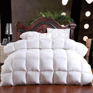 Ensembles de couettes VESCOVO hiver chaud courtepointes couette insérer couverture remplissage 220240 lourd duvet d'oie couette roi reine double taille 231215