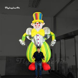 Komische gigantische wandeling opblaasbaar clown poppen