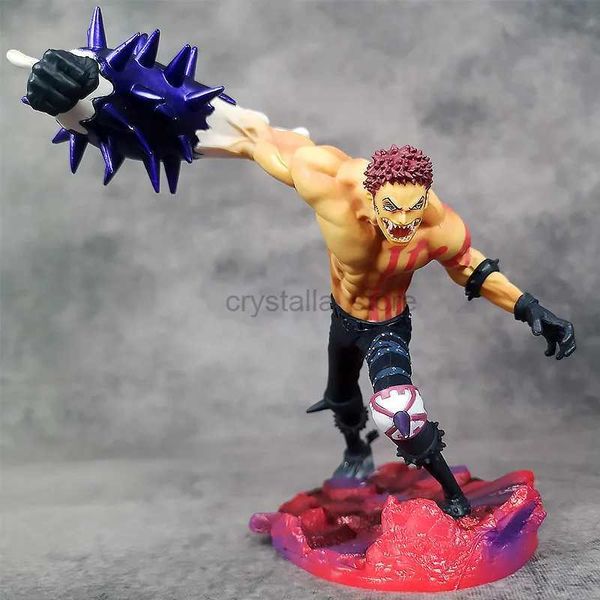 Comics Heroes 20cm Figura de anime de gran tamaño Charlotte Katakuri PVC Figuras de acción Rey de artista Fighting Katakuri Figura Collection Toys 240413