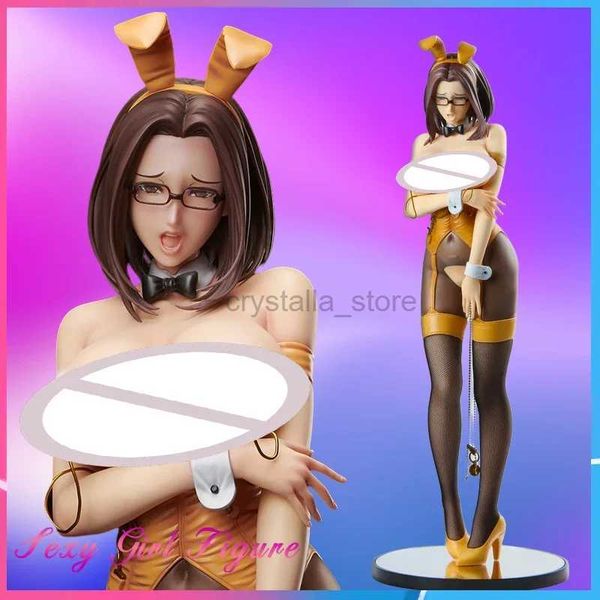 Comics Héroes nativos Binding Non Virgin Kuwashima Yuuko 1/4 PVC Big Boobs Sexy Bunny Girl Figura Collection para adultos Modelo de anime Regalos 240413