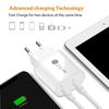 COMINCAN 40W Charge rapide Dual Pd USB Type-C QC 3.0 Chargeur rapide pour iPhone 13 12 11 Pro Max Universal Traval Adaptateur