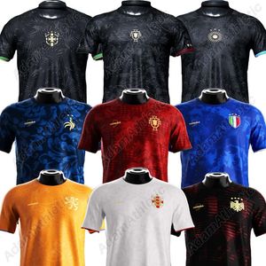 Comma Football A Selecao The Lions Jersey 2024 Les Bleus Die Adler Gli Azzurri Football Shirt Comma Football Goat Siu la Pulga Prince Special Jerseys