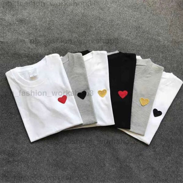 Comme t-shirt Cdgs t-shirt Garcons chemise de jeu petit amour coeur chemise homme et coton manches courtes Parent enfant Cdgs chemise 878