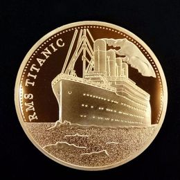 Moneda conmemorativa Colección de incidentes del barco Titanic Regalos artísticos Sin aleación