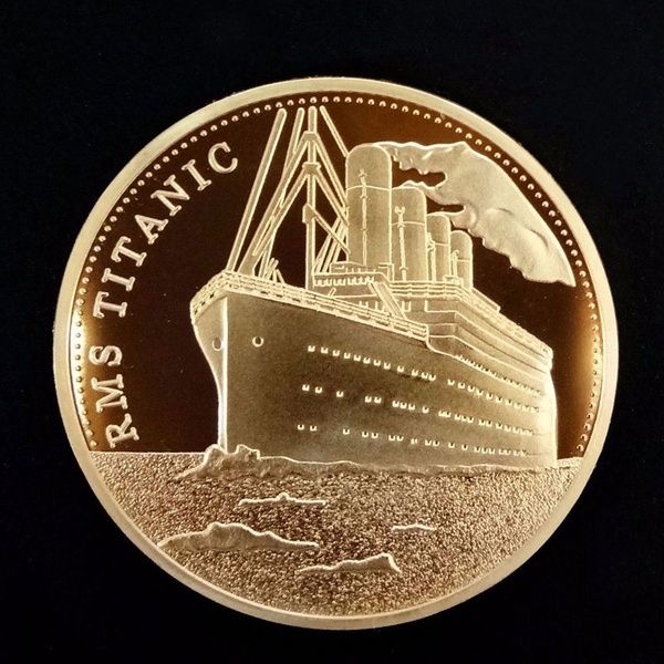 Pièce commémorative Titanic Ship Incident Collection Arts Gifts Alliage gratuit