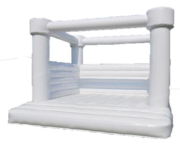 Commercia PVC Bouncer Inflable Bouncer White Bounce House Fiesta de cumpleaños Party 1056759
