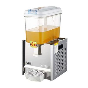 Kolice Commercial 1x18L Tank Tank Frozen Juice Dispenser Bar Frozen Drinks Maker, Fruit Beverage Slush Making Machine Ice Slushie For Restaurant Coffee Shop