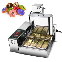 Commercial 4/6 Rows Donut Making Machine Intelligent Donut Makers Donut Fryer Machine Ball Shape Donut Machine