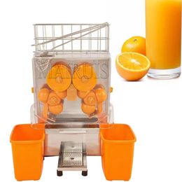 Exprimidor de naranjas de mesa automático comercial, 220V, 110V, 120W eficiente