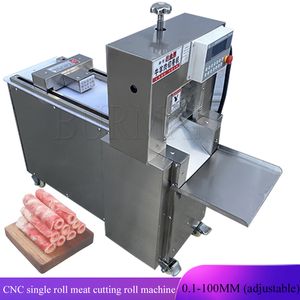 Trancheuse électrique automatique de viande de bœuf, Machine commerciale automatique CNC pour rouleaux de mouton à coupe unique, outils de cuisine