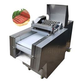 Machine de coupe de viande de poulet de bœuf congelé automatique.