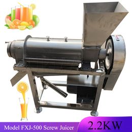 Commerciële Automatische Fruit Oranje Juicer Machine Industriële Mango Extractor Citroen Schroef Pers