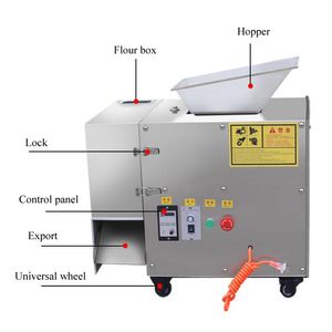 Machine commerciale automatique de séparation de petits pains à la vapeur, en acier inoxydable, coupe de pâte à Pizza plus ronde, coupe rapide sans collage