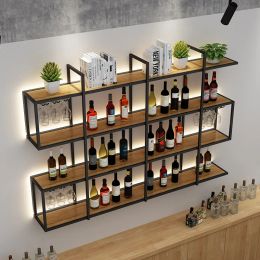 Commerciële bar kast luxe Europese koffie hoek buiten groot drankje Noordse wijnrek boetiek vitrine terrasmeubilair