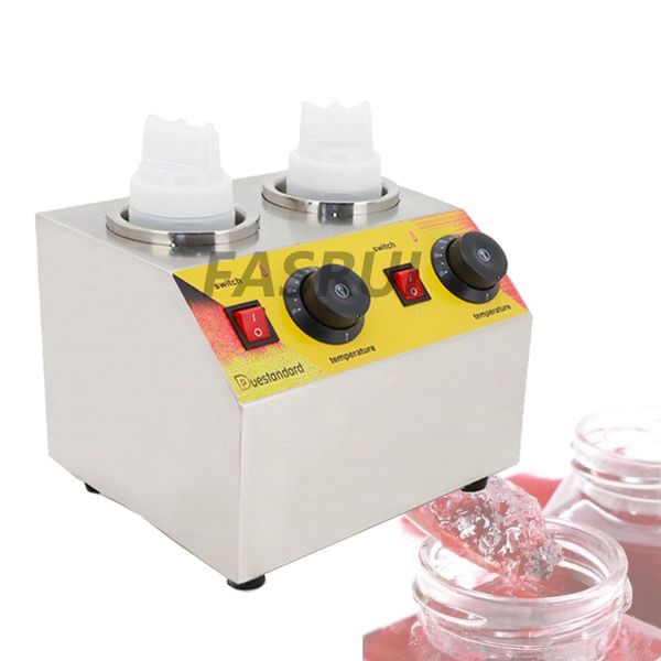 Machine commerciale de chauffage de chocolat, bouteilles électriques en acier inoxydable, appareil de remplissage de confiture de soja