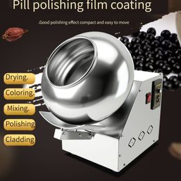 Commerci￫le chocoladesuikercoating Polijstmachine 500W Voedselverpakking Chaff Rolling Drying Machines