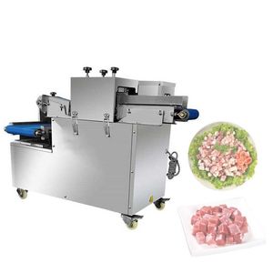 Machine à découper commerciale automatique multifonctionnelle, pour viande de porc, bœuf, viande froide, déchiquetage de viande de mouton en acier inoxydable