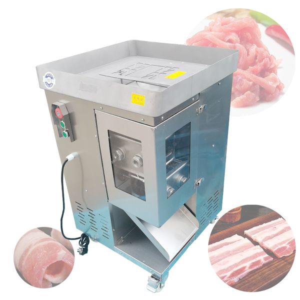 Cortadora automática 110V 220V de la carne de la máquina de la trituradora de la carne de la cuchilla doble comercial