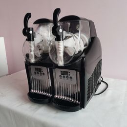 Commerciële Dubbele cilinder Sneeuw Smelten machine 110 V 220 V Elektrische Koud Drankje Maker Smoothies Maken ijs machin