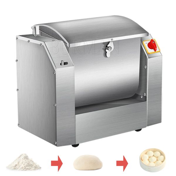 Mélangeur de pâte Commercial 5KG 7KG 10KG, mélangeur de pâte automatique en acier inoxydable, pétrisseur, Machine à pain domestique