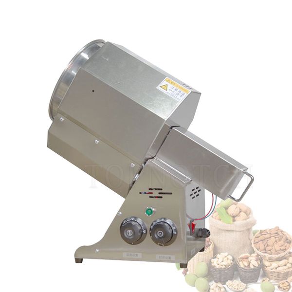 Machine à rôtir les cacahuètes rotatives à tambour Commercial, en acier inoxydable, processeur de rôtissoire de graines de tournesol et de noix de cajou