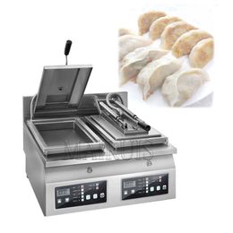 Commerciële Dumpling Friteuse Elektrische Automatische Gyoza Koekenpan Gebakken Dumpling Kookmachine