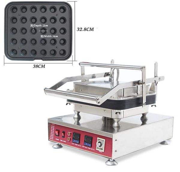 Procesamiento de alimentos comercial eléctrico doble Digital antiadherente natillas, tartas, conchas, panadero, pastelería, tartaletas, máquina para hacer