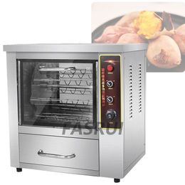 Commerciële elektrische oven geroosterde zoete aardappelmachine electro thermische volledig automatische gegrilde maïs snoepjes potatos fornuis