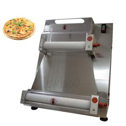 Máquina de masa de pizza eléctrica comercial Máquina de prensado de 15 pulgadas de 15 pulgadas Roller de pizza Sheeter Forma base de la base de prensa