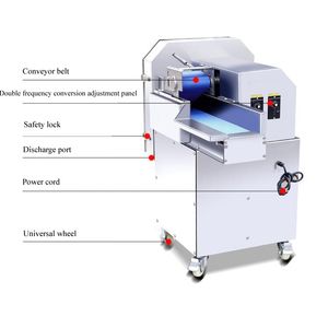 Commerciële Elektrische Shredder Ui Versnipperaar Groenten Voedsel Slice Multifunctionele Gesneden Gehakt Aardappel Wortel Roestvrij Stee