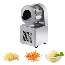 Commerciële Elektrische Groente Slicer Shredder Multifunctionele Automatische Snijmachine Aardappel Wortel Snijden Snijden Shredding 220V