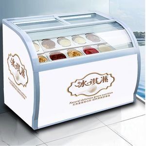 Machine commerciale de vitrine de crème glacée de congélateur pour la vitrine de Popsicle de magasins de boissons froides