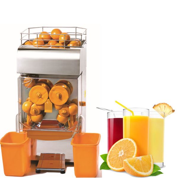 Qihang_top Extracteur de presse-agrumes orange frais commercial 2000E-4 220V 110V électrique Fruit Citron Citron Presse-agrumes Presse-jus Machine à boire