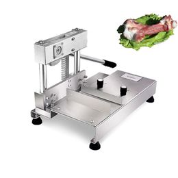 Commerciële bevroren botsnijmachine lamsgehakt botvleessnijder kip eend visribben lamsvlees snijden keukengereedschap