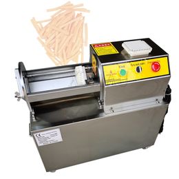 Commerciële Fruit Groente Strip Snijmachine Automatische Radijs Aardappel Machine Elektrische Frietjes Machine