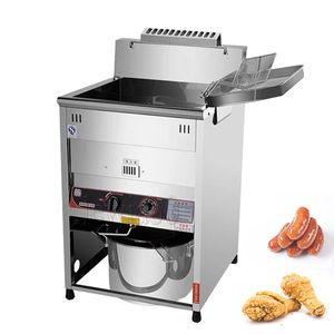 Commerciële gasfriteuse Energiebesparende friteuse Roestvrijstalen frietfrituurmachine