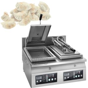 Commercial Gyoza Electric Fried Griddle Single Type kookpan grillapparatuur Dumpling Fryer Machine