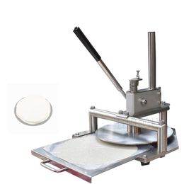 Machine de presse de pâte à pizza à main commerciale Manuel d'aplatissement de pâte à pression de presse de pâte réglable épaisseur de pâte à pâte
