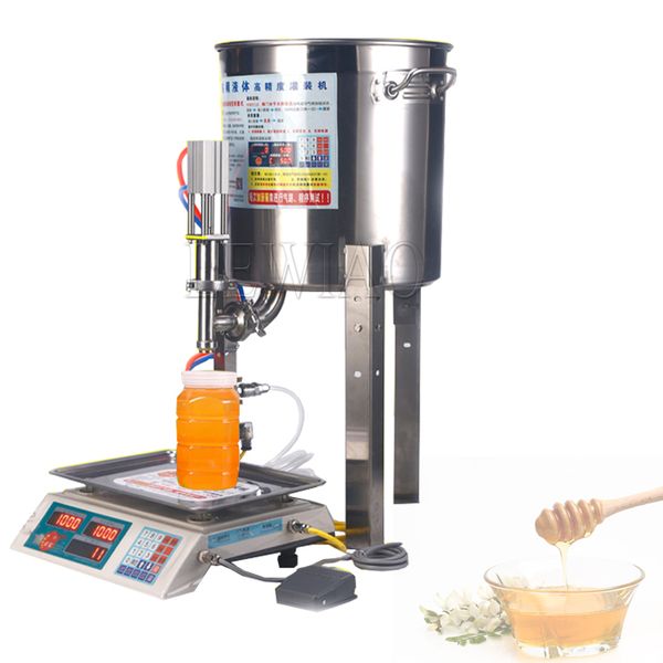 Machine de remplissage de miel commerciale, pesée quantitative, remplisseur de miel visqueux, anti-goutte et fuite
