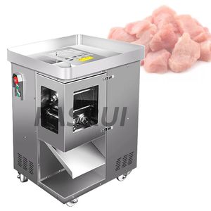 Machine de découpe de viande domestique commerciale 2200W en acier inoxydable trancheuse à viande automatique fabricant de coupeur de déchiquetage