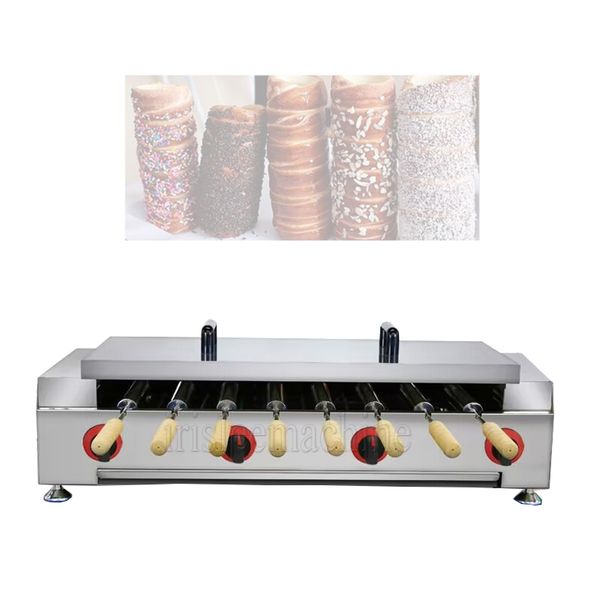 Four à gâteau avec cheminée électrique, cône de crème glacée commerciale, Machine Kurtos Kalacs, hongrie, Machine de boulanger en rouleau de pain de cheminée