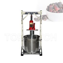 Presse à froid de jus de fruits à main de cuisine commerciale presse-agrumes 304 en acier inoxydable Jack manuel Machine de presse-agrumes de pulpe de raisin