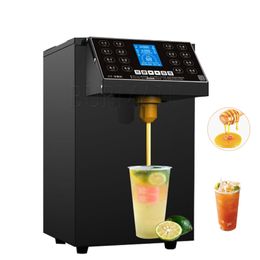 Commercieel LCD -scherm Fructose Machine Kwantitatieve fructose vulmachine Suikersiroop Dispenser Melktheewinkelapparatuur
