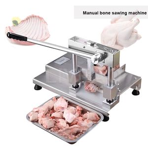 Machine à scier les os manuelle commerciale, appareil de découpe des os de viande congelée, coupe-pieds de Steak et de porc