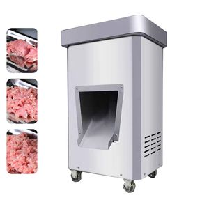 Machine de découpe de viande commerciale trancheuse de viande de porc électrique Machine de hachage de viande verticale 2200W